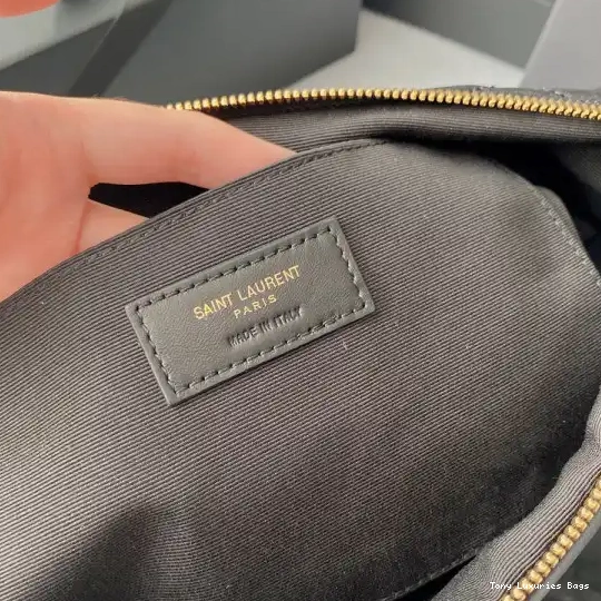 Tony Luxuries YSL POUCH QUILTED SADE IN LAMBSKIN 0622